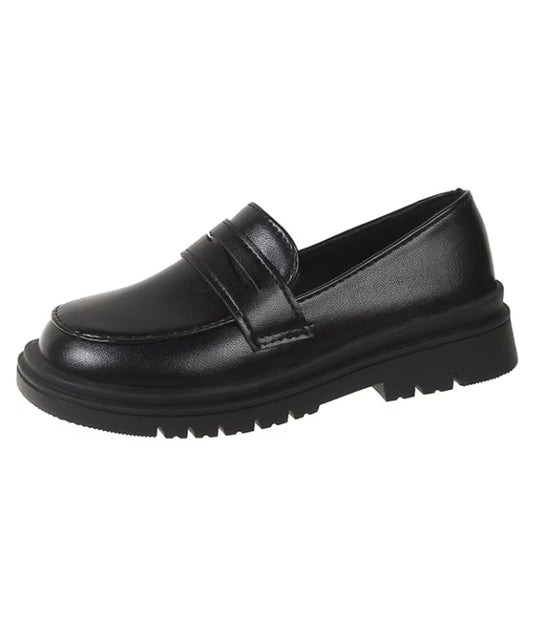 Men’s Chunky Leather Loafers Deep Black