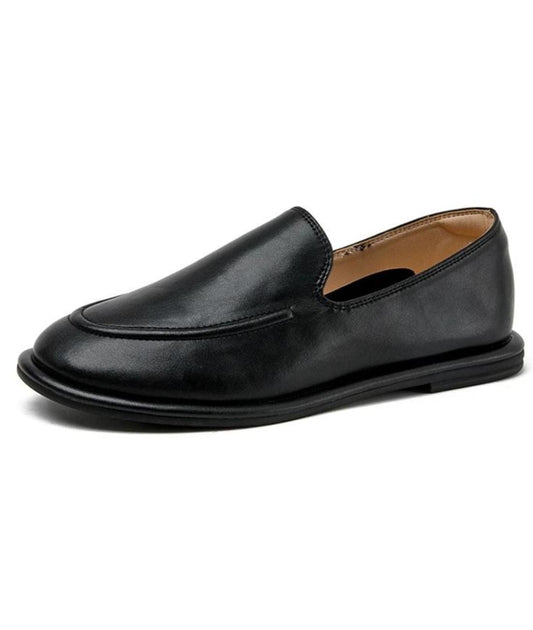 Men’s Slip On Patent Leather Loafers Deep Black
