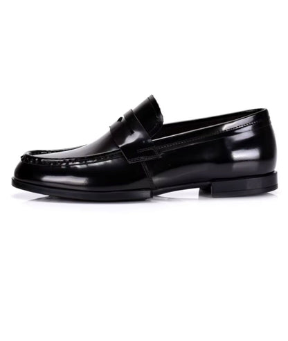 Men’s Penny Patent Leather Loafers Deep Black
