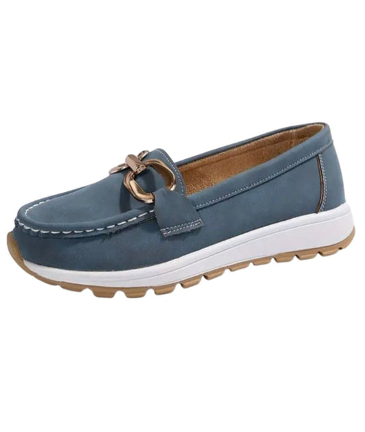 Men’s Penny Leather Loafers Blue