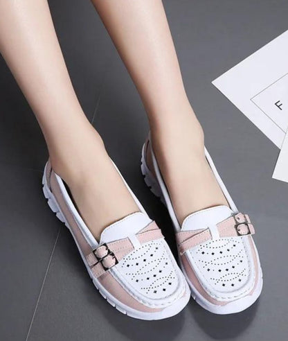 Women’s Penny Leather Loafers Fuchsia