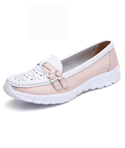 Women’s Penny Leather Loafers Fuchsia
