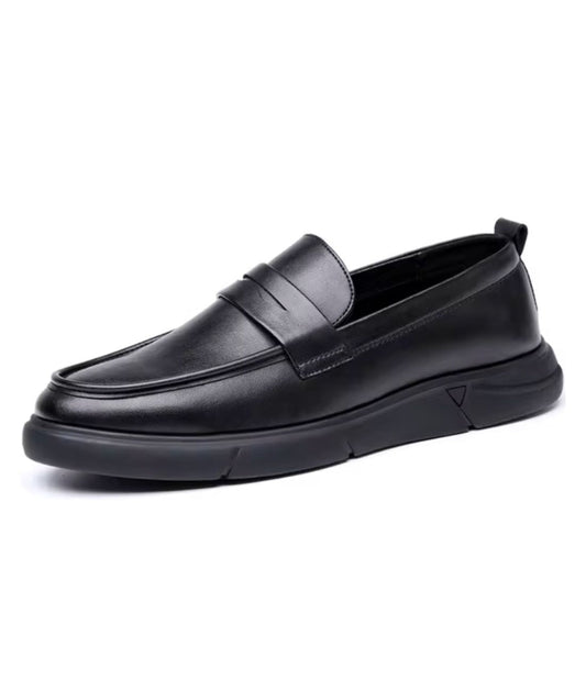 Men’s Penny Patent Leather Loafers Deep Black