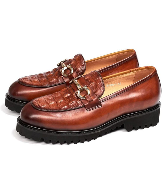 Women’s Horsebit Patent Leather Loafers Sand Beige