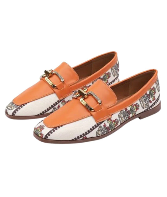 Women’s Slip On Patent Leather Loafers Vermilion Red