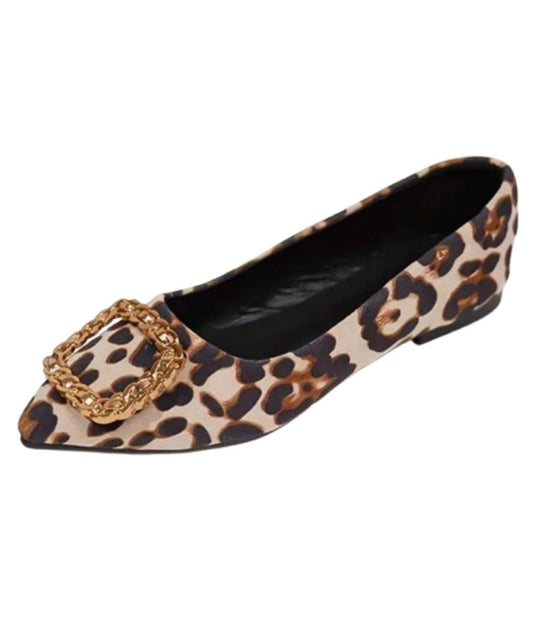 Women’s Low Heel Toe Patent Leather Loafers Cognac Brown