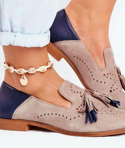 Women’s Tassel Suede Loafers Fuchsia