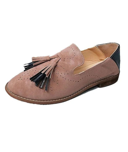 Women’s Tassel Suede Loafers Fuchsia