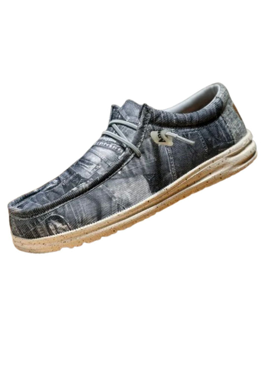 Men’s Slip On Suede Loafers Grey