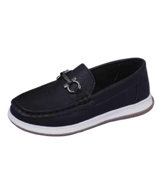 Women’s Horsebit Slip On Patent Leather Loafers Deep Black