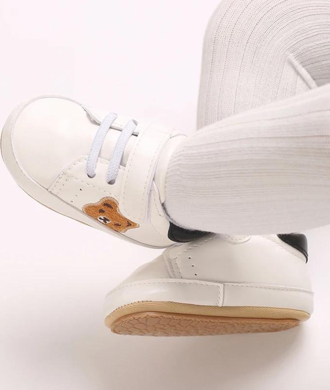 Baby Penny Leather Loafers Cream