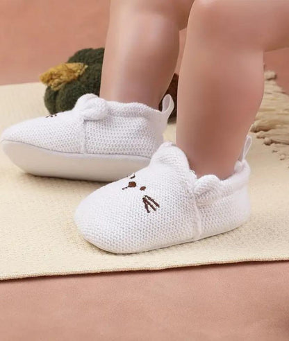 Baby Penny Leather Loafers Off White