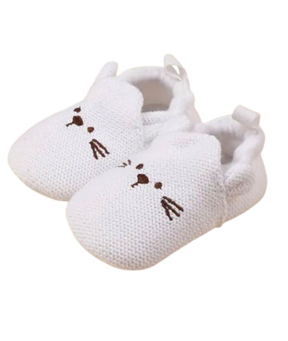 Baby Penny Leather Loafers Off White