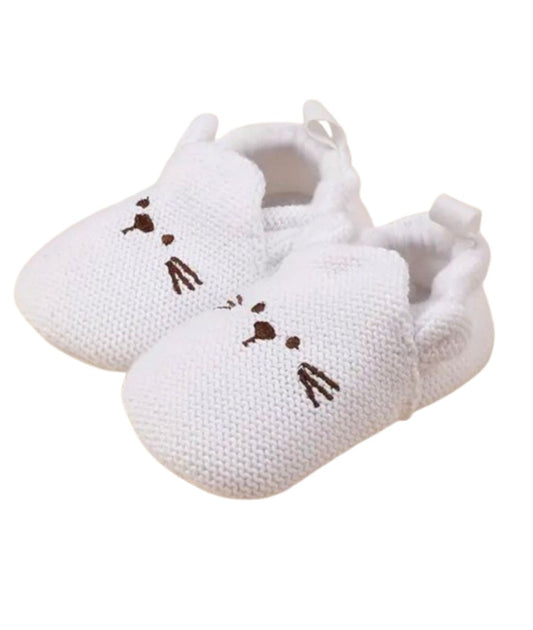 Baby Penny Leather Loafers Off White