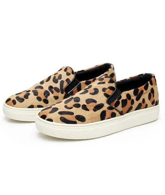 Women’s Slip On Patent Leather Loafers Off White