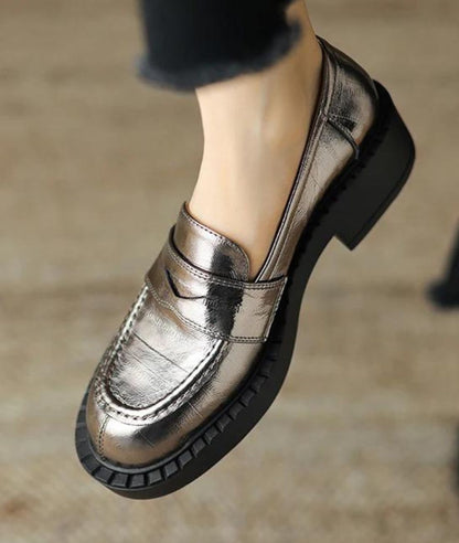 Women’s Chunky Suede Loafers Grey