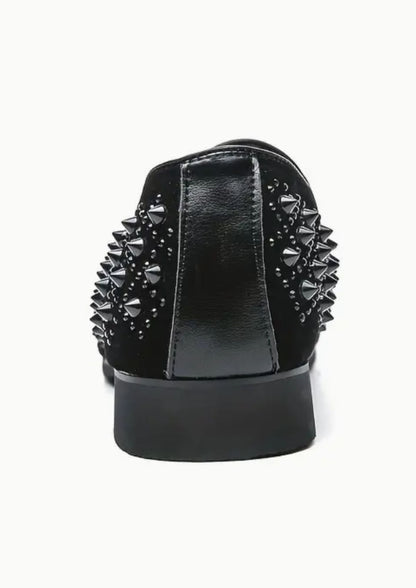 Women’s Slip On Patent Leather Loafers Deep Black